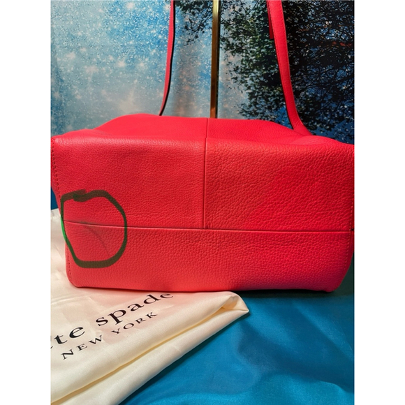 Fire 🔥 Kate Spade Tote Bag Hot Pink Tassle Beautiful VGC W Dustie - Picture 10 of 16